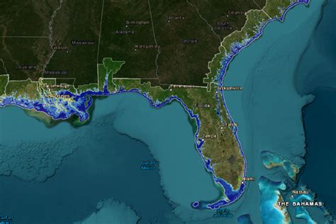 Florida Map Shows Where State Will Become Underwater From Sea Level ...