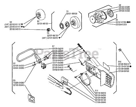 Shindaiwa Shindaiwa Chainsaw Chain And Clutch Parts Lookup With