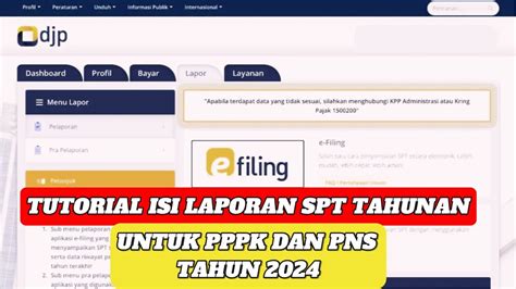 Mudah Tutorial Tata Cara Lapor Pajak Online Spt Tahunan Untuk