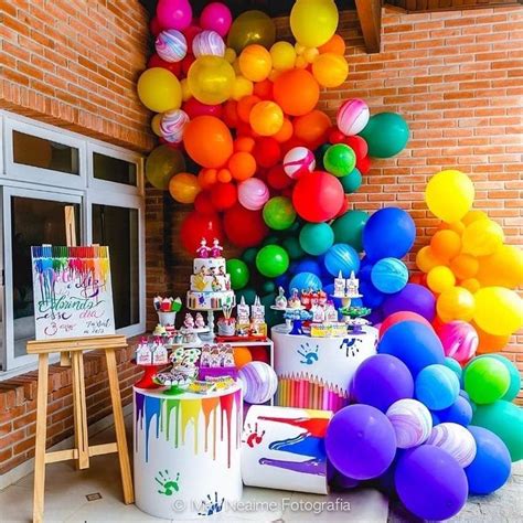 Festa Pintando O 7 Masculino - Festa Pintando o 7 - Birthday Party Decorations