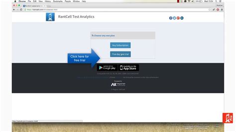 RantCell Analytics Sign Up YouTube