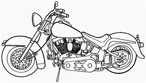 Los Dibujos Para Colorear Dibujos De Motocicletas Para Colorear