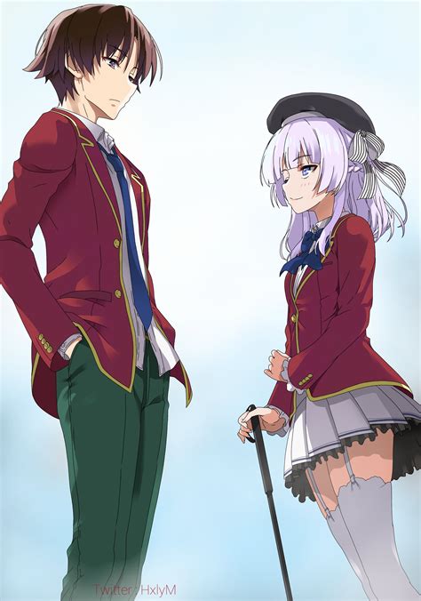 Kiyotaka And Arisu From Volume 11 Colored R Classroomoftheelite