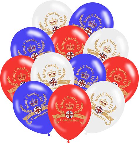 Pcs King Charles Iii Coronation Decorations Balloons King Charles