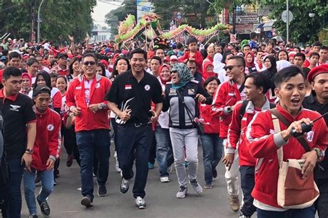 Warga Bogor Antusias Ikuti Kirab Kebangsaan