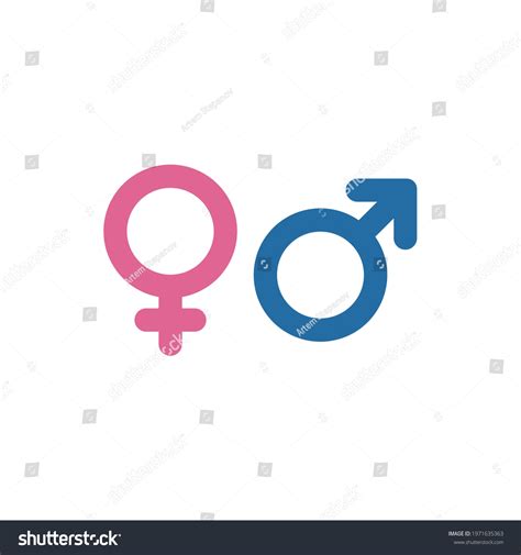 Gender Icon Sex Vector Symbol Female Stock Vector Royalty Free 1971635363