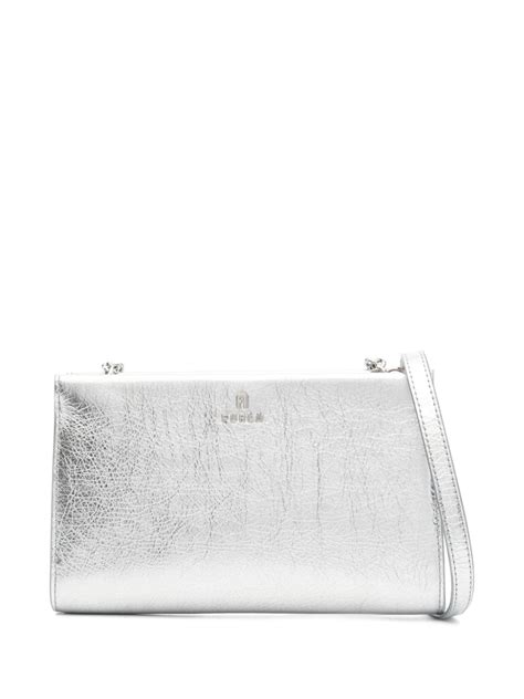 Furla Bolsa Transversal Camelia Mini Prateado Farfetch Br