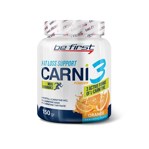 Л-карнитин Be First CARNI 3 powder 150гр купить в Москве