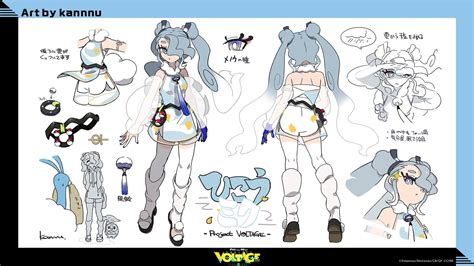 Next Five Project Voltage Hatsune Miku Pokemon Trainer Designs Revealed