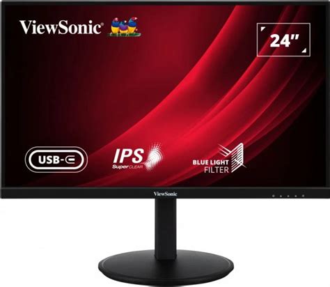 ViewSonic VG2409-MHU 24” Full HD USB-C Monitor with Dual Speakers ...