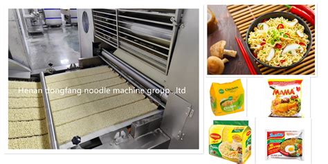 Automatic Instant Noodles Processing Linemaking Machine Fried