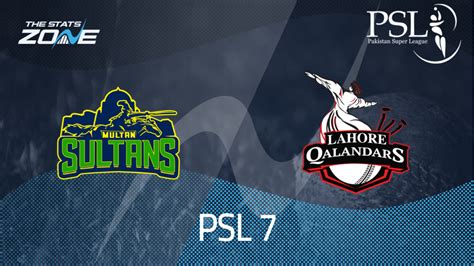 Multan Sultans Vs Lahore Qalandars League Stage Preview