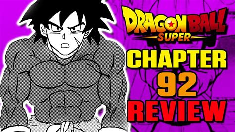 Broly Save Us Dragon Ball Super Manga Chapter 92 Review Youtube