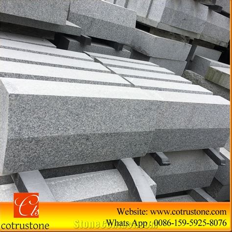 China Grey Granite G623 Kerbstone Kerbs Curbs For Road Side Stone