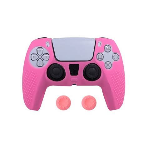 Silicon Controller Cover Set Pink Ps5 Dual Sense Meccha Japan