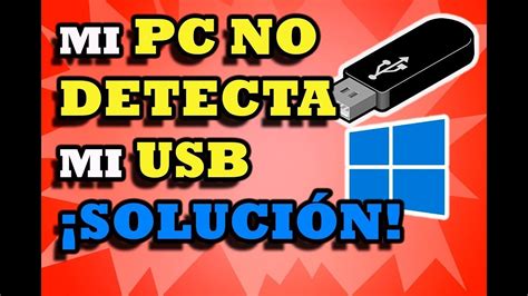 Mi Memoria Usb No Aparece En Mi Pc No Detectada Soluci N Youtube