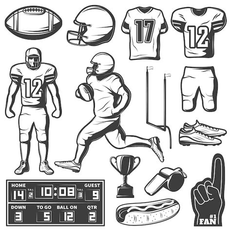 American Football Vectors & Illustrations for Free Download | Freepik