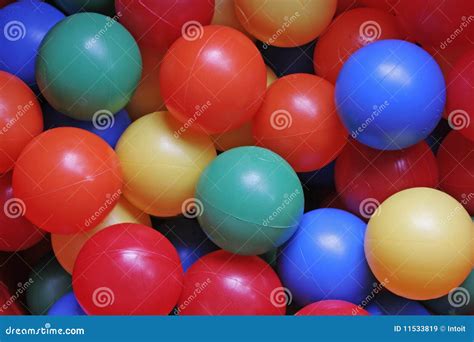 Multy Coloured Plastic Balls Stock Image Image Of Kids Abstract