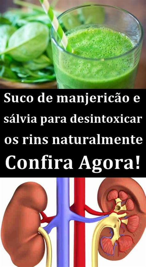 Suco de manjericão e sálvia para desintoxicar os rins naturalmente