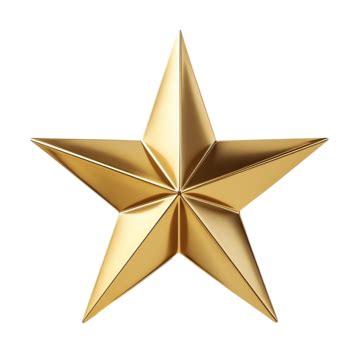 Gold Christmas Star Isolated On White A Lot Of Copyspace Available