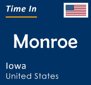 Current Local Time in Monroe, Iowa, United States