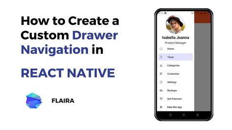 How To Create A Custom Drawer Navigation In React Native Expo React