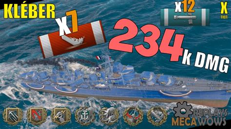 Kl Ber Kills K Damage World Of Warships Gameplay Youtube