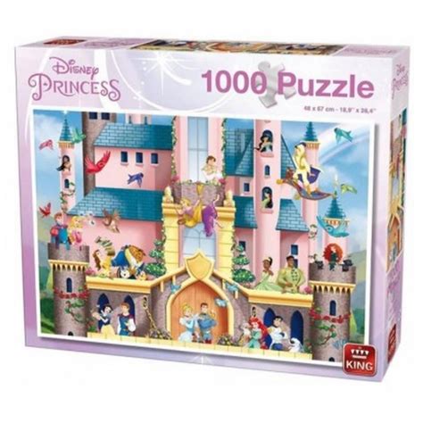 Puzzle 1000 pièces Disney Le château magique King Puzzles Rue