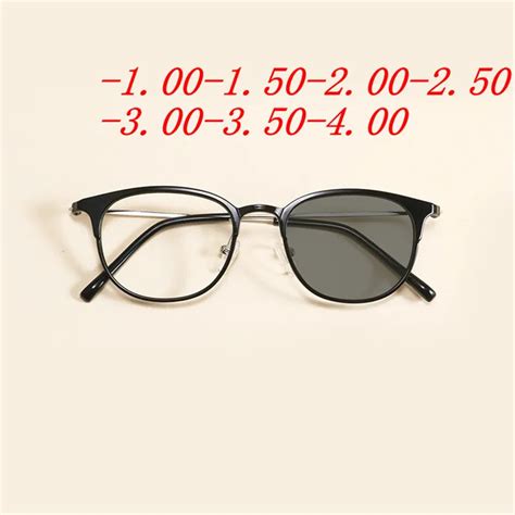 Myopia Sunglasses Photochromic Finished Men Women Myopia Eyeglasses Tr90 Frame Goggles Sun