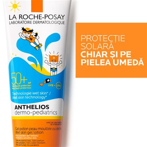 La Roche Posay Anthelios Wet Skin Dermo Pediatrics Spf 50 Gel Fluid Cu