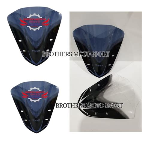 Jual Windshield Carbon Aerox155 Windshield 2tone Aerox Visor Carbon Nvx