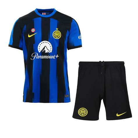 Camiseta Inter De Milan Home Ni O Kit Futboloo