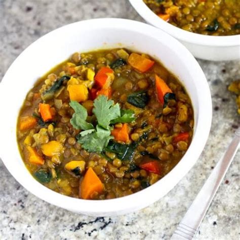 Curried Butternut Squash And Lentil Soup Vegan The Girl On Bloor