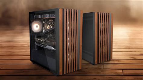 Sharkoon Rebel C70G RGB Wood-themed PC Case Is So Freaking Cool!