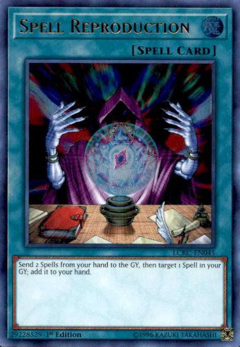 Yugioh Kaiba Legendary Collection Ultra Rare Spell Reproduction Lckc En045