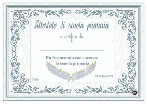 Attestati scuola primaria - SorelleMaestre