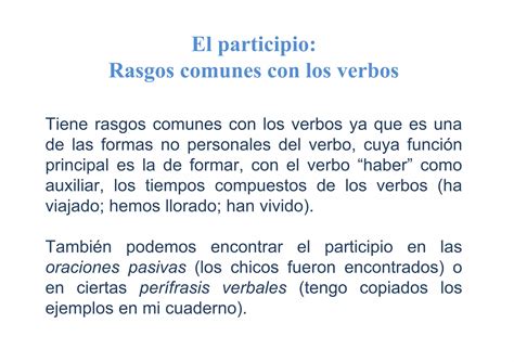 Participios Regulares E Irregulares Ppt