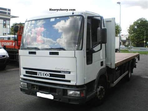 Iveco Euro Cargo Tector 100 E 17 Platform 2002 Stake Body Truck Photo