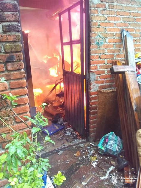 Atienden De Manera Oportuna Incendio En Una Vivienda En El Barrio De