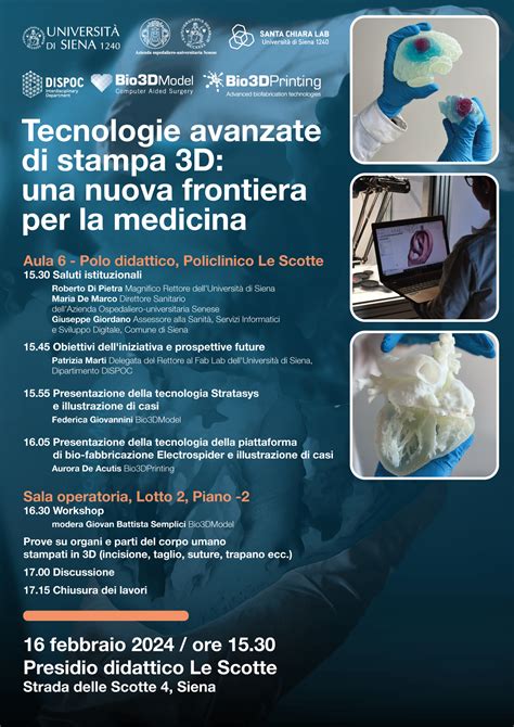 Tecnologie avanzate di stampa 3D: una nuova frontiera per la medicina