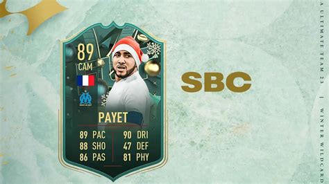 FIFA 23 Dimitri Payet Winter Wildcards SBC How To Complete Estimated