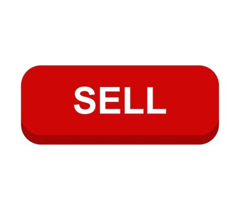 Premium Vector Sell Button