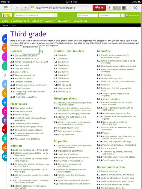 Ixl Worksheets For Grade 3 Jean Harrison S Kindergarten Worksheets