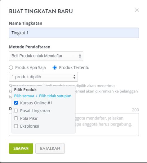 Menjual Kursus Online Anda Dengan Keanggotaan Pusat Bantuan Strikingly