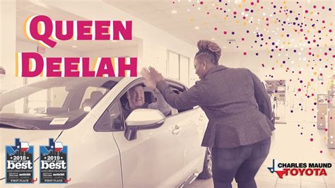 Queen Deelah Visits Charles Maund Toyota Youtube