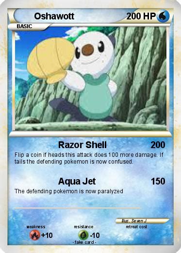 Pokémon Oshawott 1203 1203 - Razor Shell - My Pokemon Card