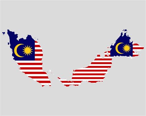 Malaysia Map Svg Png Malaysia Flag Svg Malaysia Outline Etsy