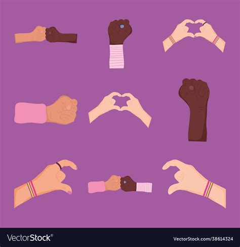 Friendship hands design Royalty Free Vector Image