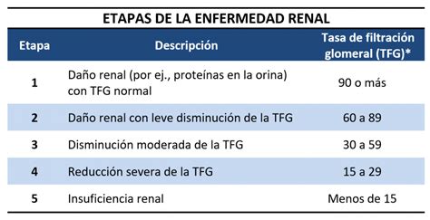 Enfermedad Renal Cronica Estadios