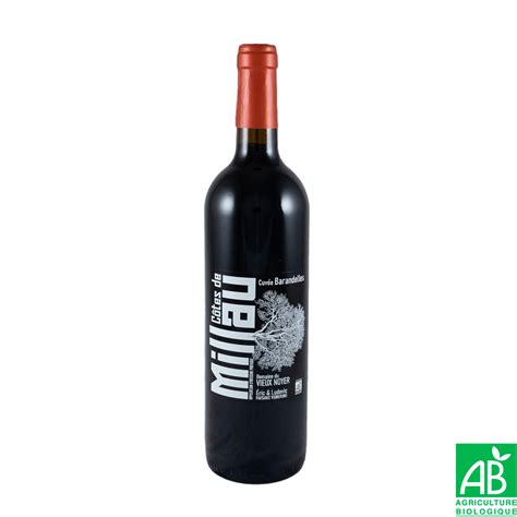 Cuv E Barandelles Rouge Aop C Tes De Millau Bio Domaine Du